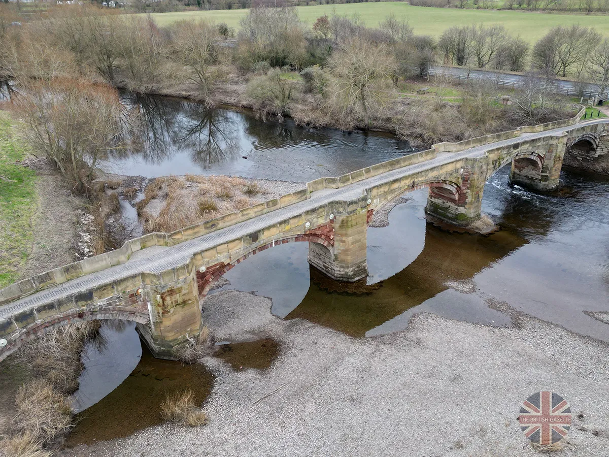 Bangor Bridge, Bangor-on-Dee, Wrexham, Wales. The British Gazette, 2023