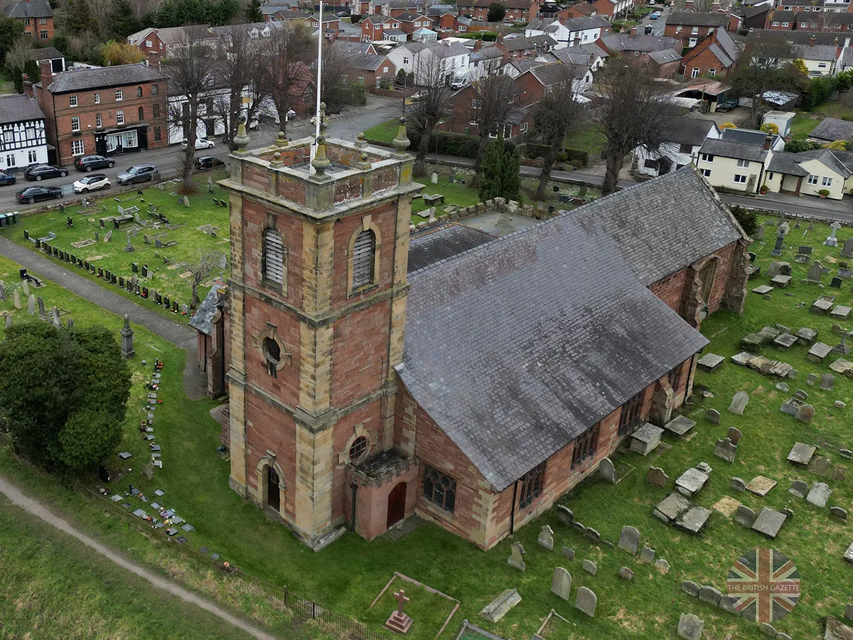 St Dunawads Church, Bangor-on-Dee, Wrexham. The British Gazette, 2023