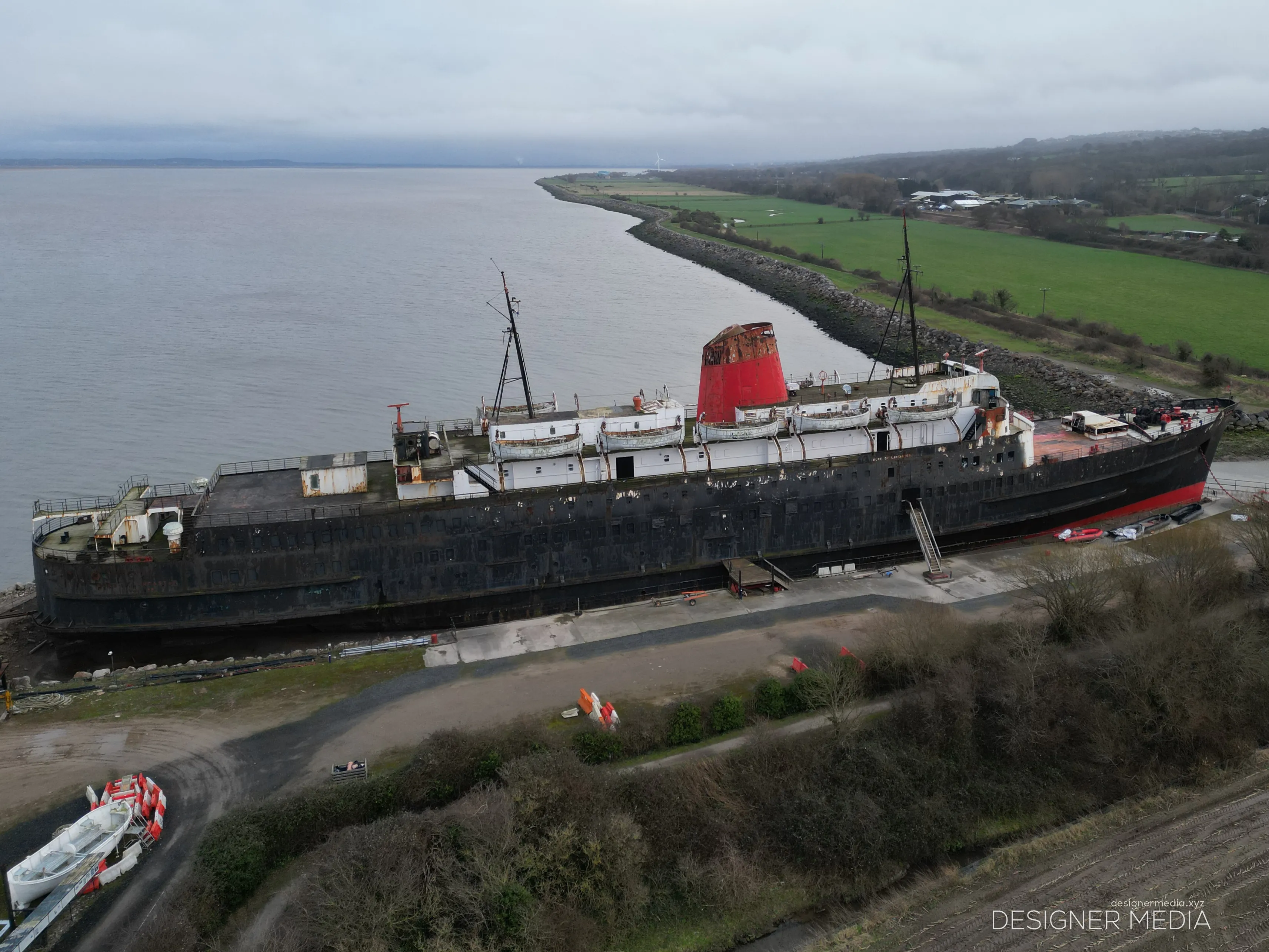 TSS Duke of Lancaster, Mostyn. The British Gazette, 2024