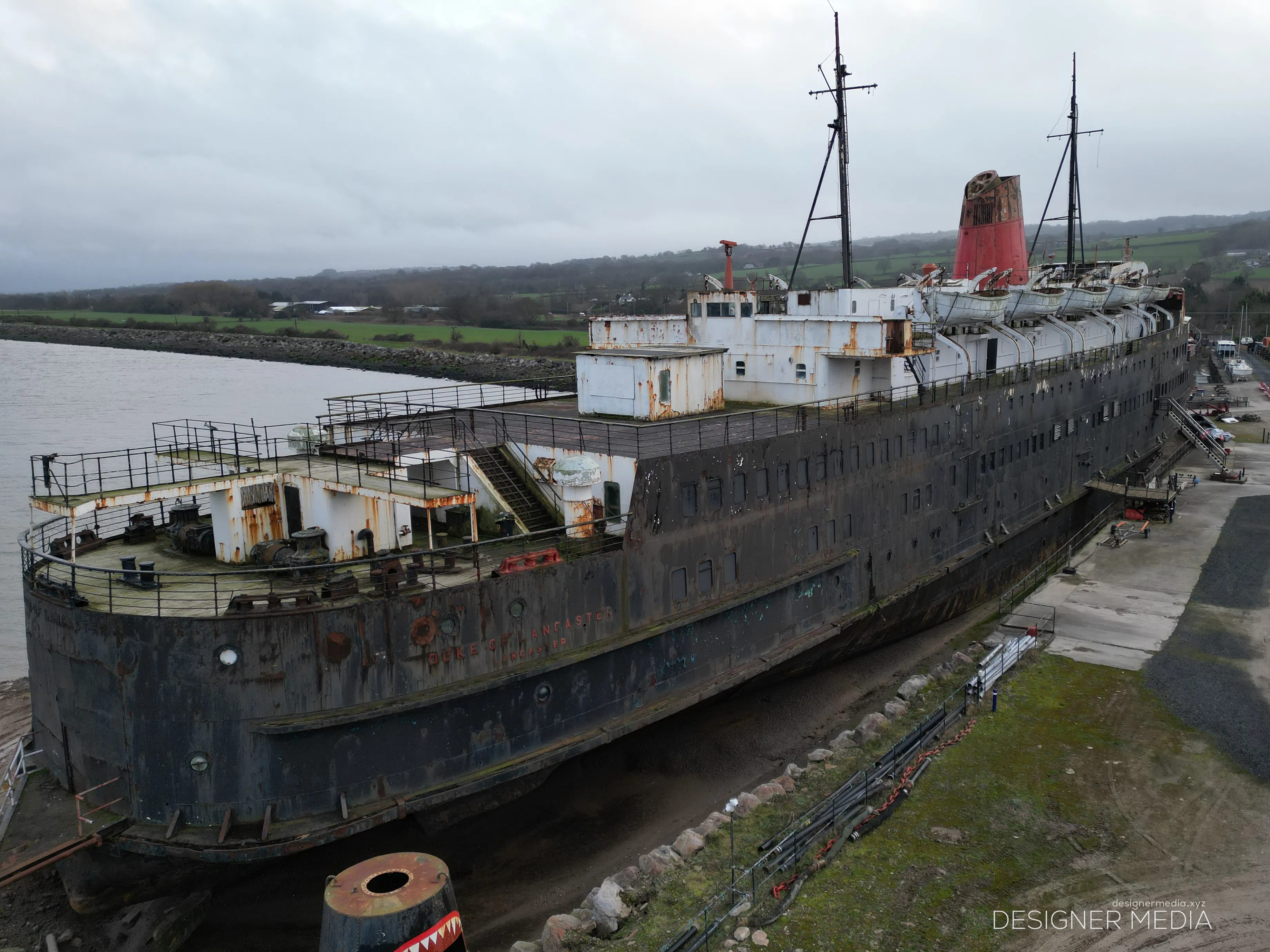 TSS Duke of Lancaster, Mostyn. The British Gazette, 2024