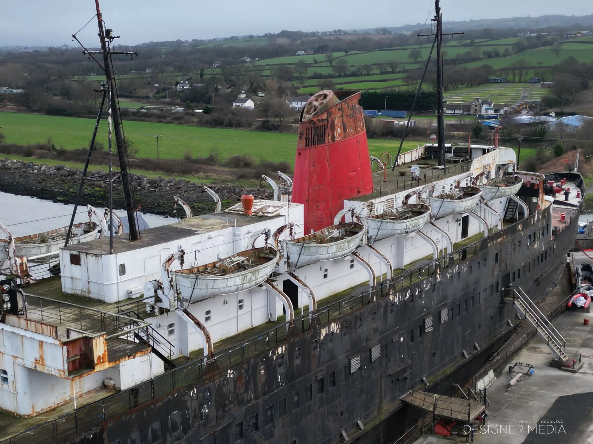 TSS Duke of Lancaster, Mostyn. The British Gazette, 2024