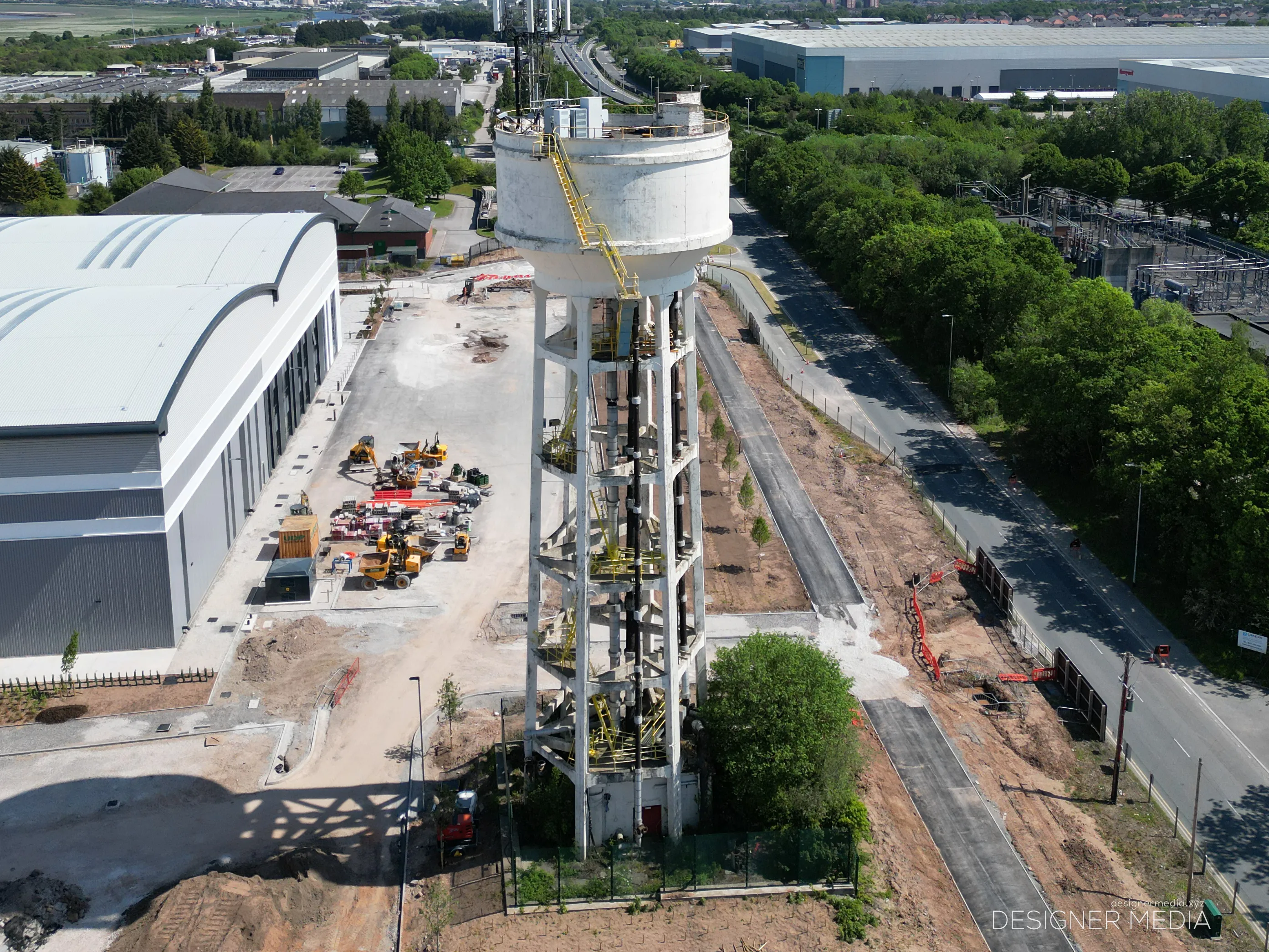 Overpool Water Tower, Ellesmere Port. The British Gazette, 2023