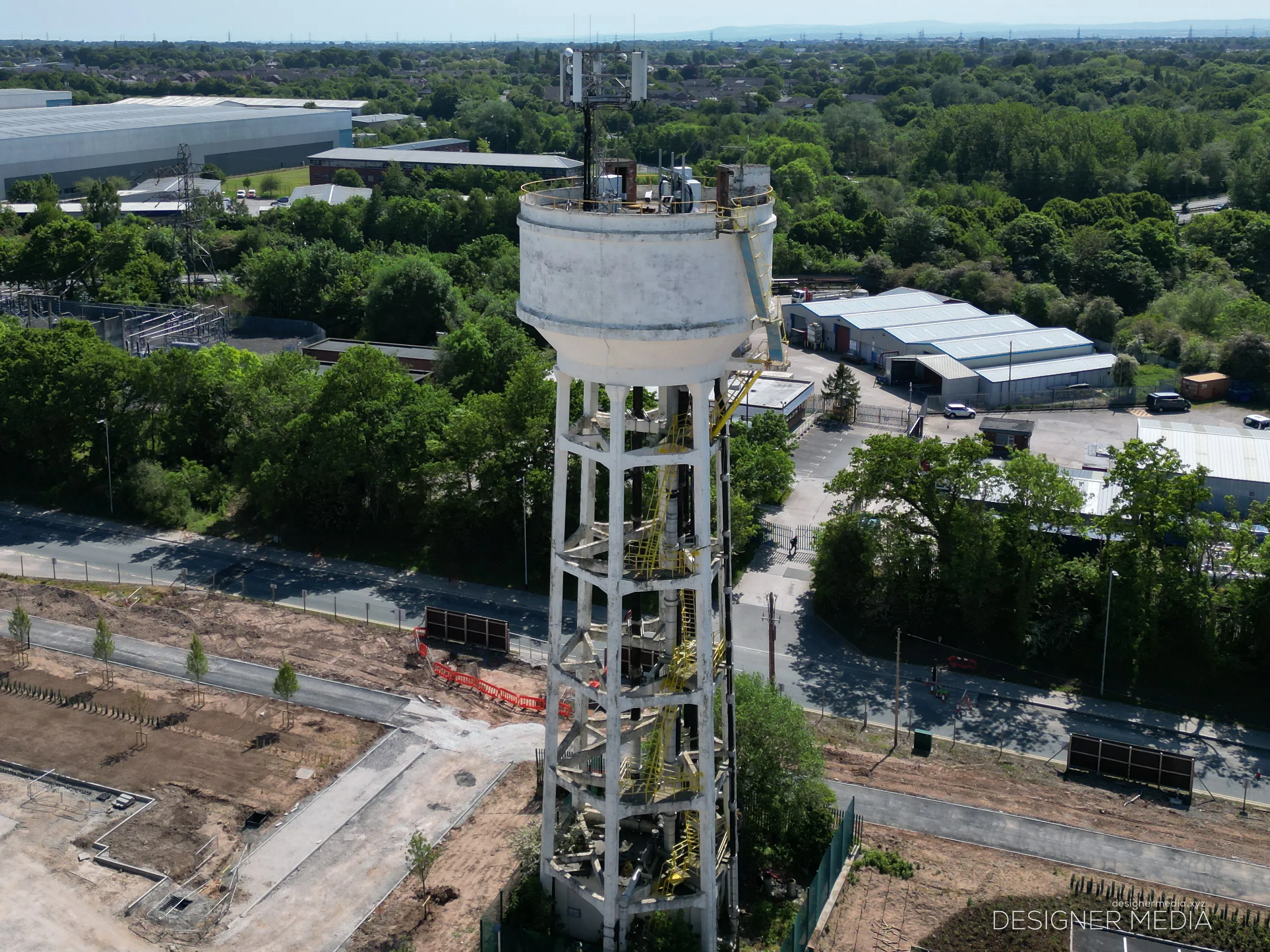 Overpool Water Tower, Ellesmere Port. The British Gazette, 2023